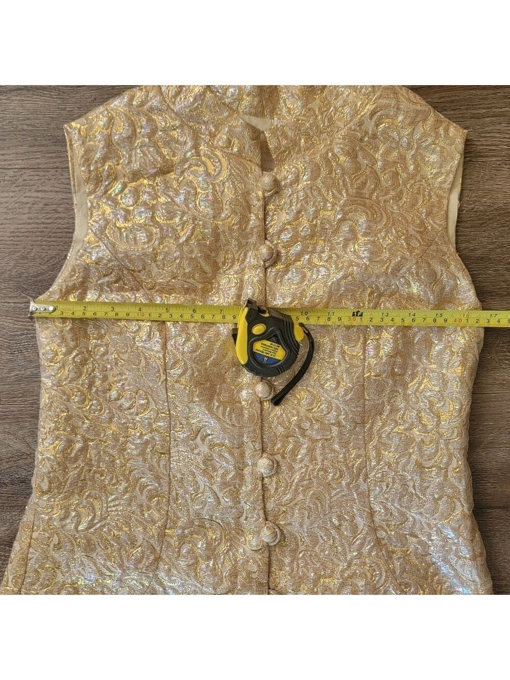 Vintage Gold Dress by Gina Rinaldi #1827 - Picture 7 of 15